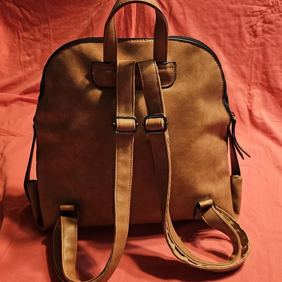 Brown Studded Women's Bag - Picture 3 of 3